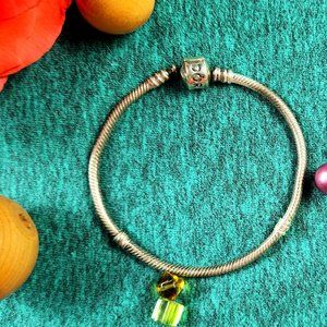 PANDORA - Sterling Silver Chain Bracelet - 8 1/4" Long